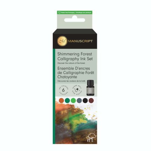 Manuscript Shimmering Forest Calligraphy Ink Set