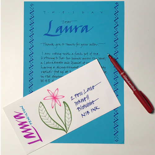 Hand Lettering Pens by June & Lucy - 6 Piece Modern Calligraphy Markers Set  for Beginners - Brush Pens & Markers