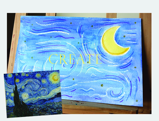 Create a Van Gogh Inspired Master Piece