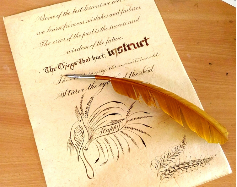 Vintage writing Vintage writing