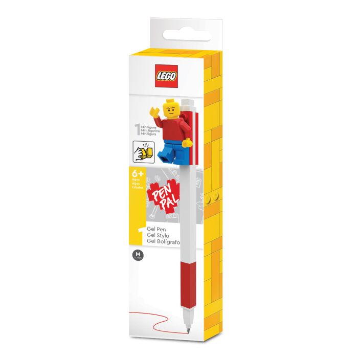LEGO 2.0 Red Gel Pen with Minifigure