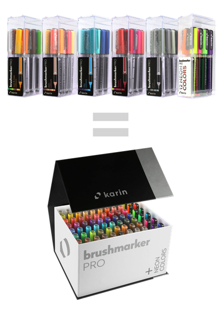 Pro brush markers outlet