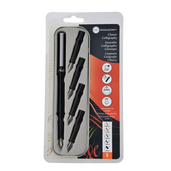 Left handed calligraphy set clearance