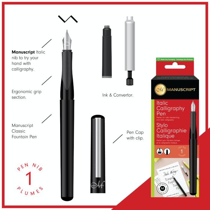 Calligraphy Left Handed Ballpoint Pen Writing Left Handed Ink Pen