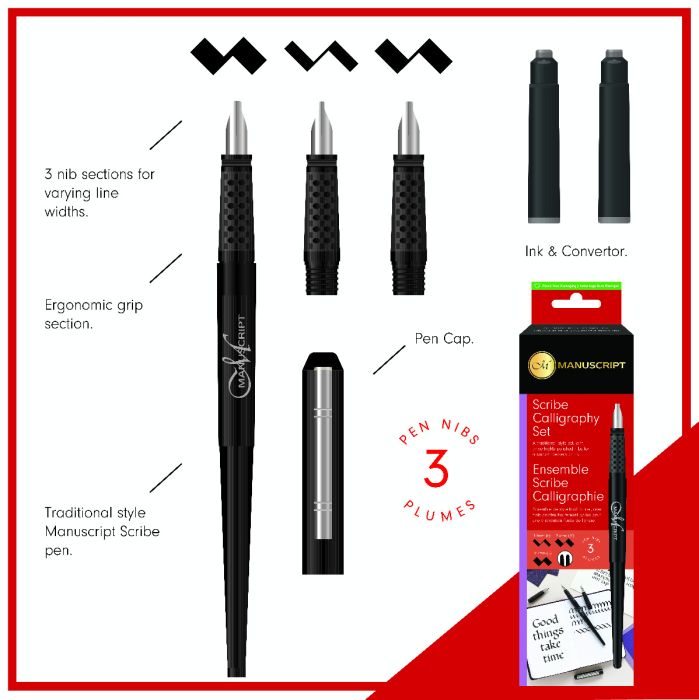Calligraphy Left Handed Ink Pen Pen Set Left Handed Italic