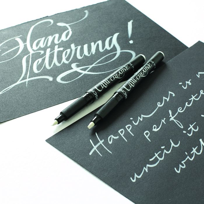 Pk Manuscript Callicreative White Italic Markers,