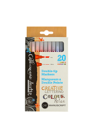 Manuscript Callicreative duo-tip Pen Pack de 20