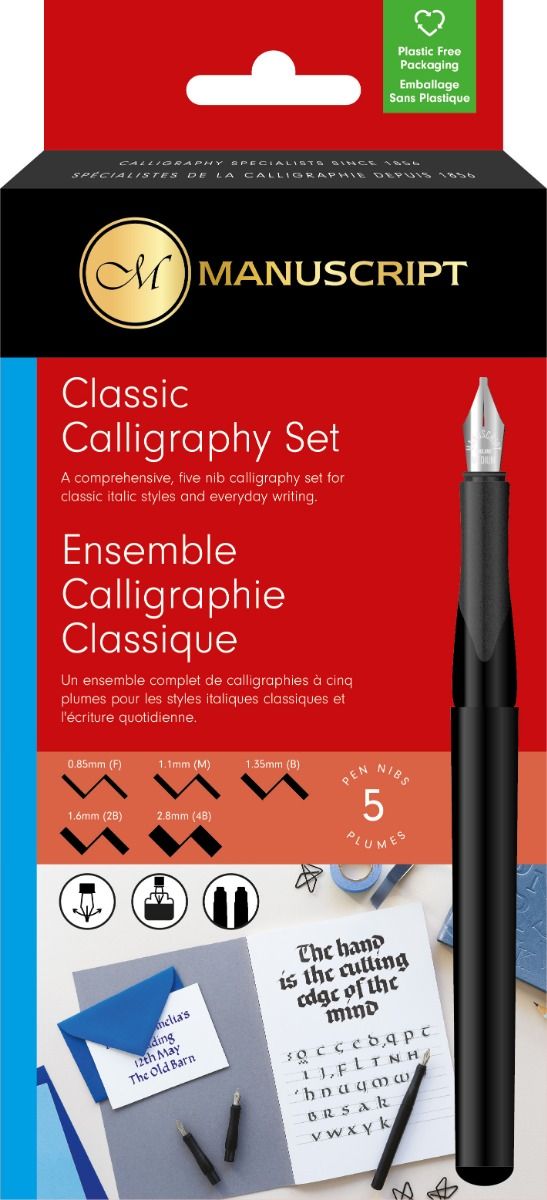 Manuscript Classic Calligraphy Set - Left Hand