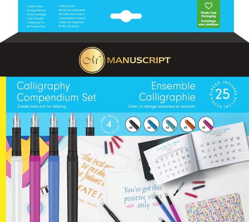 Calligraphy Compendium Pen Set 30 Piece