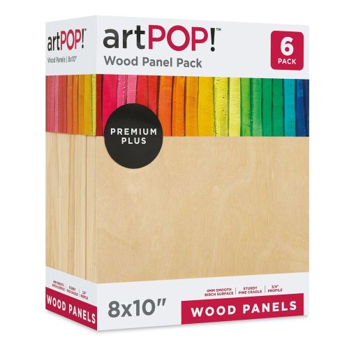 artPOP! Wood Panel Pack 8" x 10"