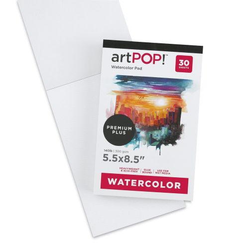 artPOP! Top Bound Watercolour Pads 5.5" x 8.5"