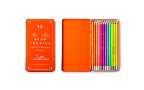 Printworks 12 Colour Pencils - Neon