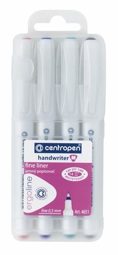 Centropen Assorted Handwriters - Pack of 4