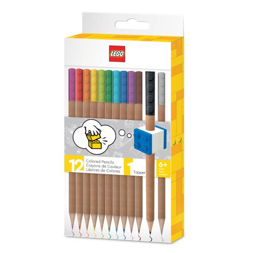 Lego 2.0  Color Pencil 12pcs with topper