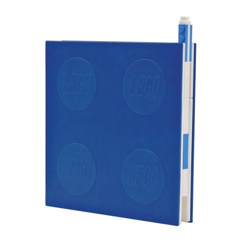 LEGO® 2.0 Locking Notebook with Gel Pen - Blue