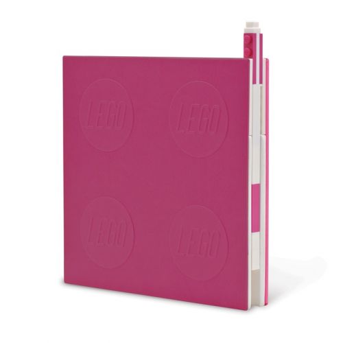 LEGO® 2.0 Locking Notebook with Gel Pen - Violet