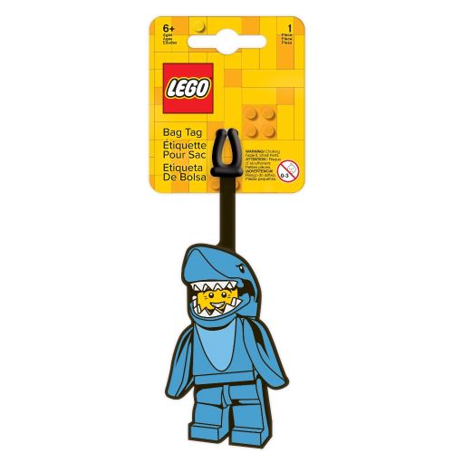 LEGO Iconic Shark Suit Guy Bag Tag