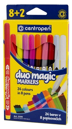 Centropen Assorted Duomagic - Pack of 10