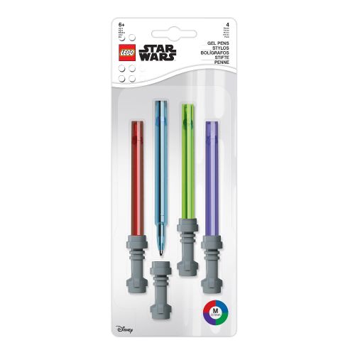 LEGO® Star Wars Lightsaber gel pen multipack 4pcs
