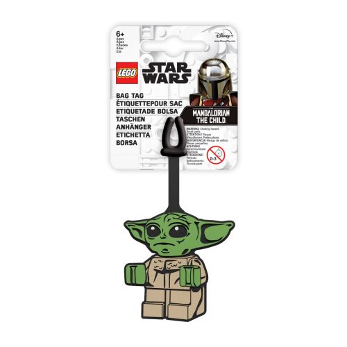 Lego The Mandalorian Serious Baby Yoda Bag Tag