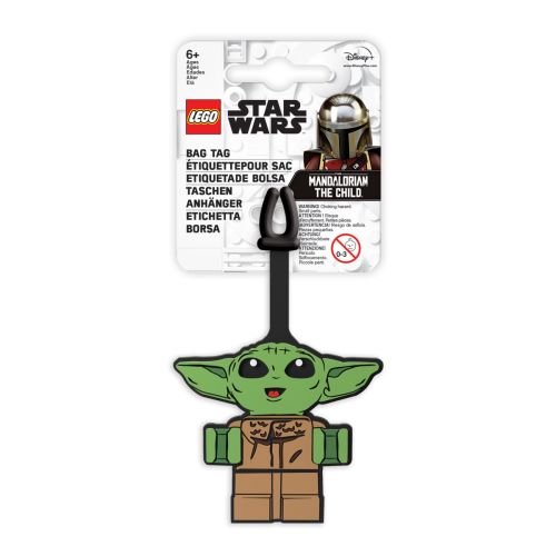 Lego The Happy Baby Yoda Bag Tag