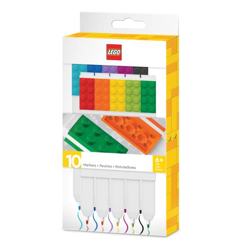 LEGO Iconic Writing Instrument - Markers - 10 Pack