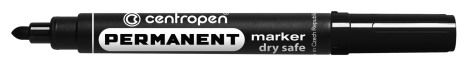 Centropen Black Permanent Dry Safe Marker - Single
