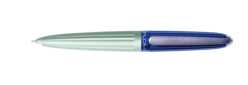 Diplomat Aero Blue Silver Ball Point Easy Flow Pen