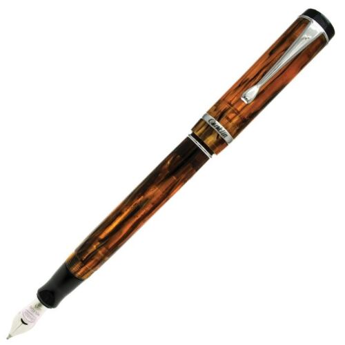 Conklin Duragraph Fountain Pen Amber - Stub