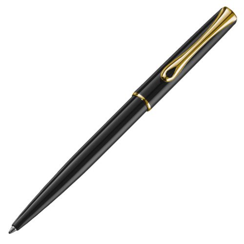 DIPLOMAT TRAVELLER BLACK GOLD LACQUER