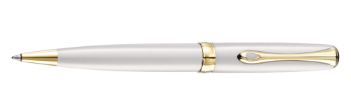 Diplomat Excellence A2 Pearl White Gold Ballpoint