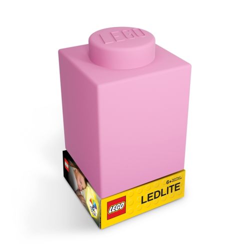 LEGO® Iconic 1x1 Silicone Brick 1000% Nitelite - PINK