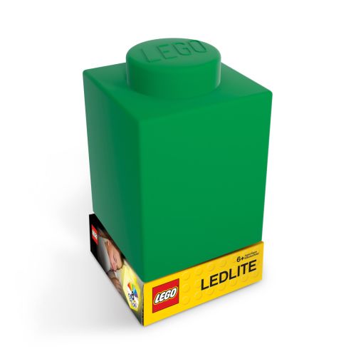 LEGO® Iconic 1x1 Silicone Brick 1000% Nitelite - GREEN