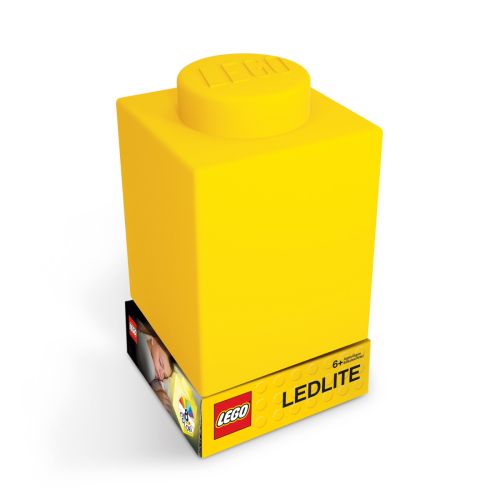 LEGO® Iconic 1x1 Silicone Brick 1000% Nitelite - YELLOW