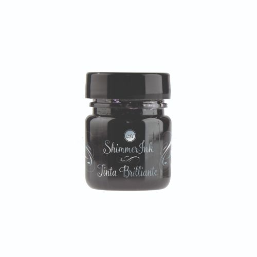 Manuscript Shimmer Ink 25ml - Black Ice