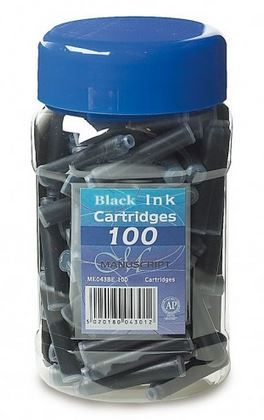 100 Black Ink Cartridges
