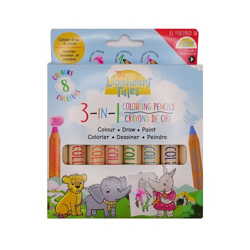 The Lionheart Tales 3-in-1 Jumbo Wooden Pencils