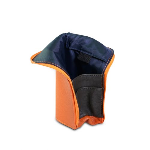 Campo Marzio Mandarin Pencil case with zip vertical