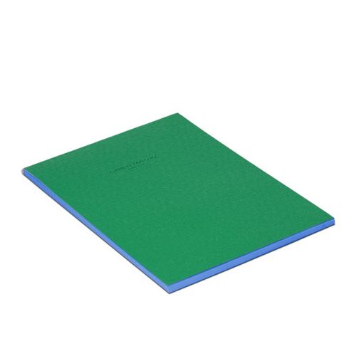 Campo Marzio Vertical A4 Pine Green Notepad, Cherry Red Coloured paper