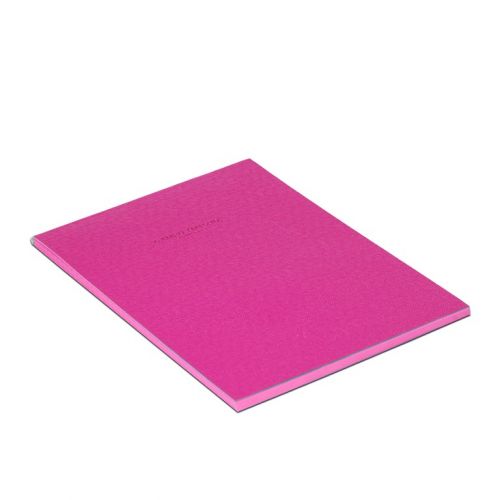 Campo Marzio Vertical A4 Hot Pink Notepad, Light Pink Coloured paper