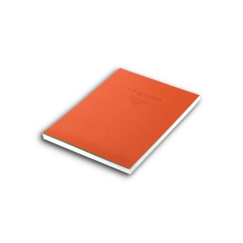 Campo Marzio Vertical A5 Orange Notepad, White paper