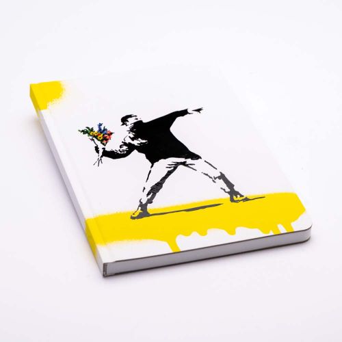 Pininfarina Notes 14x21 Ruled Banksy - 128 Pages - Flower