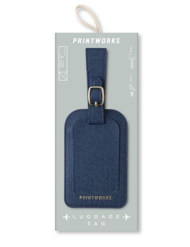 Printworks Luggage Tag - Blue