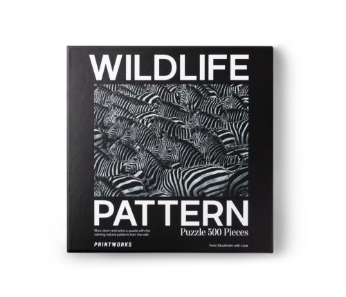 Printworks Puzzle - Zebra, Wildlife Pattern