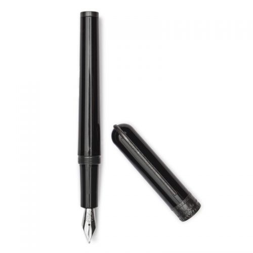 Pineider Metropolis Fountain Pen - Black - Medium