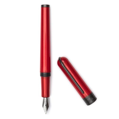 Pineider Metropolis Fountain Pen - Red - Medium