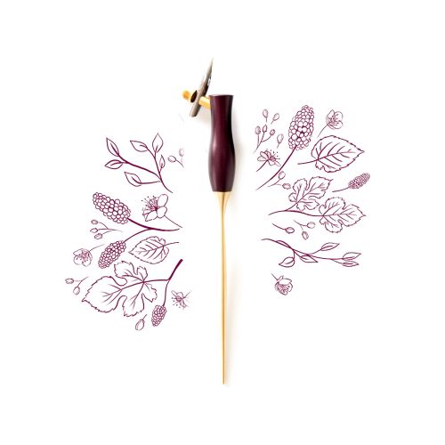 Bloom Calligraphy Pen - Oblique - Mulberry