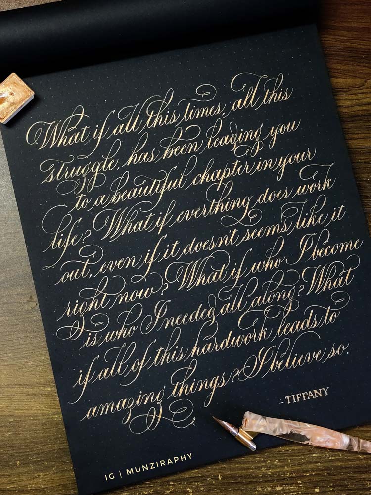 A piece of art by our new artist of the month