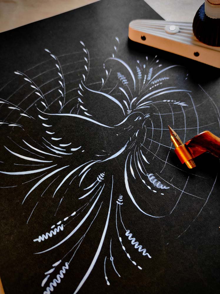 An image of the Manuscript Artist of the Months work