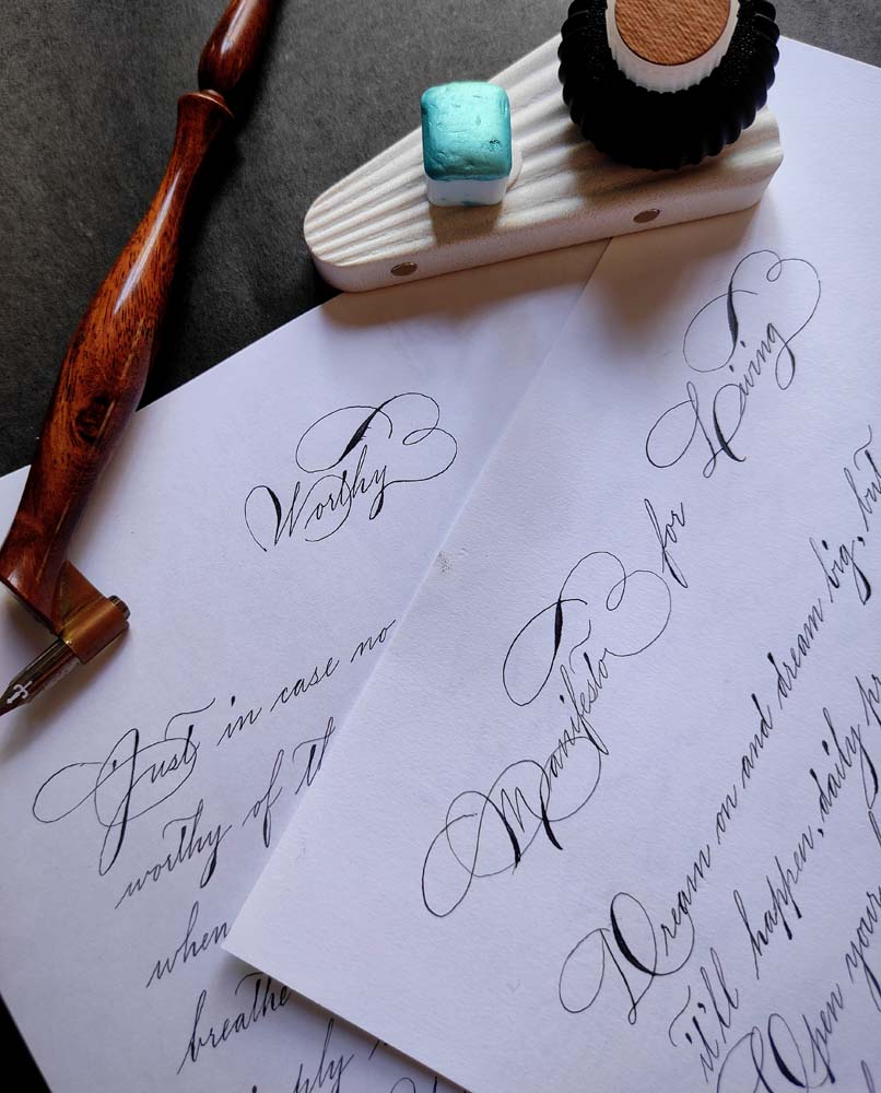 An image of the Manuscript Artist of the Months work